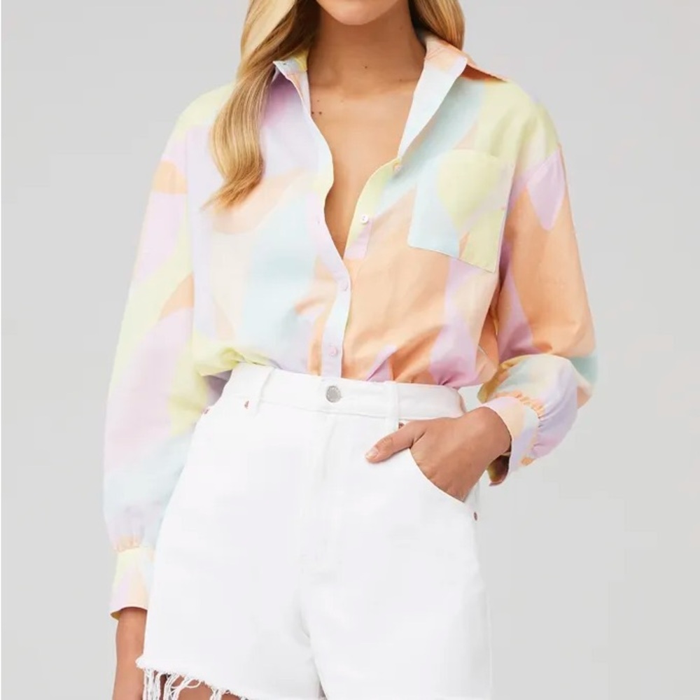 Peppermayo Emme Linen Shirt Sz US2